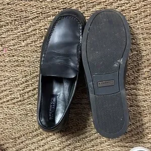 Sperry | Shoes | Sperry Mens Classic Black Slipon Loafers Sz  display picture 1